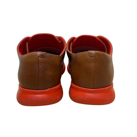 Cole Haan Men’s Brown/Red Leather Perforated Lace-Up 2.0 Grand Shoes Size 8.5 - Picture 7 of 8